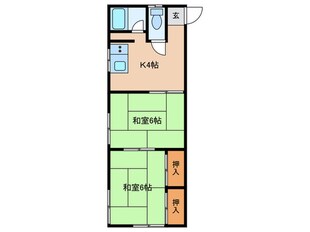 エメラルドマンションの物件間取画像